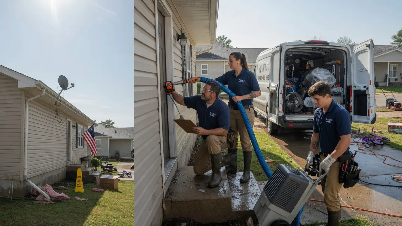 Ceiling Water Damage Restoration in Kosciusko, MS near me